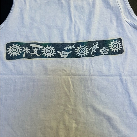 Vintage 90s Sundog Waikiki Beach Tank Top Men’s L Hawaiian Surf Y2K Style - Picture 7 of 7